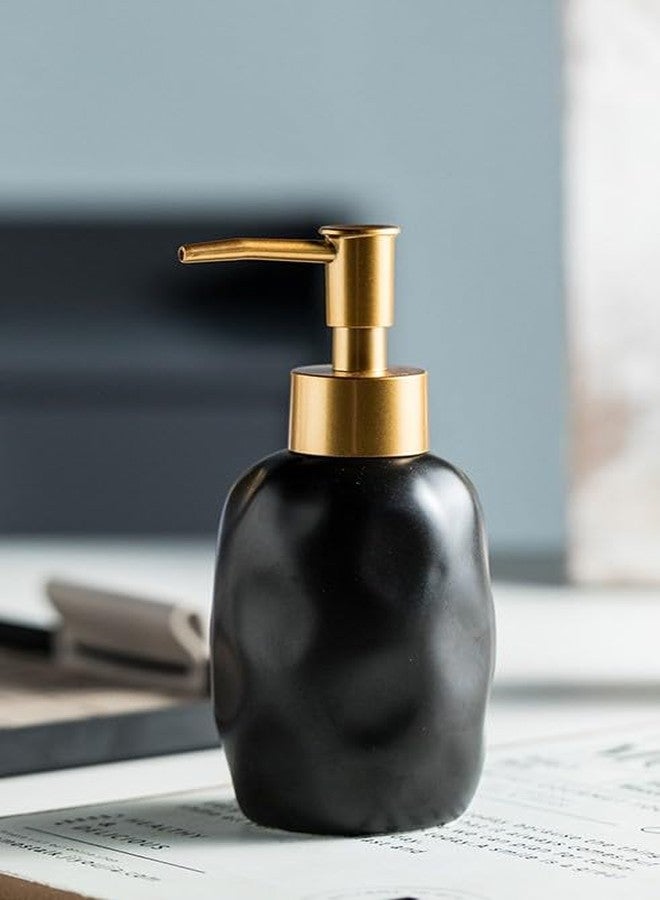 FabSeasons self Design Soap Dispenser with Pump for Liquid soap, Lotions and Oil, 200ml - 17x6 cm - Image 1
